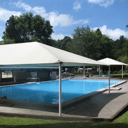 View of the main Pool at Awakeri Hot Springs