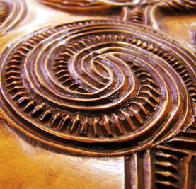 A beautiful Maori carving design